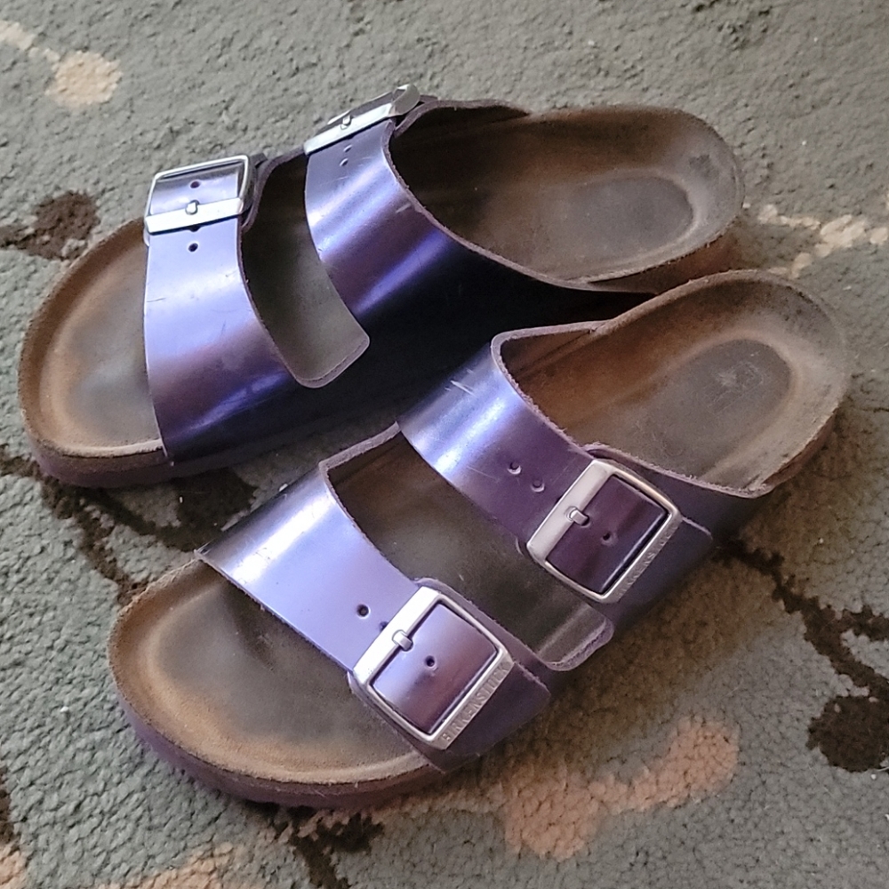 Birkenstock Arizona purple sandals Size 38